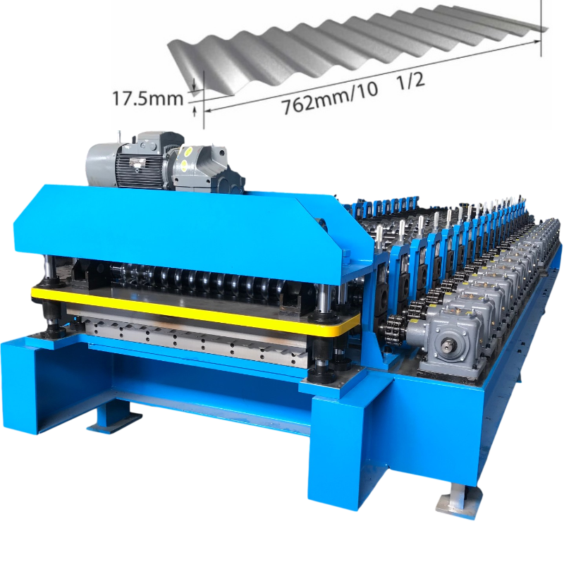 Roofing sheet making machine